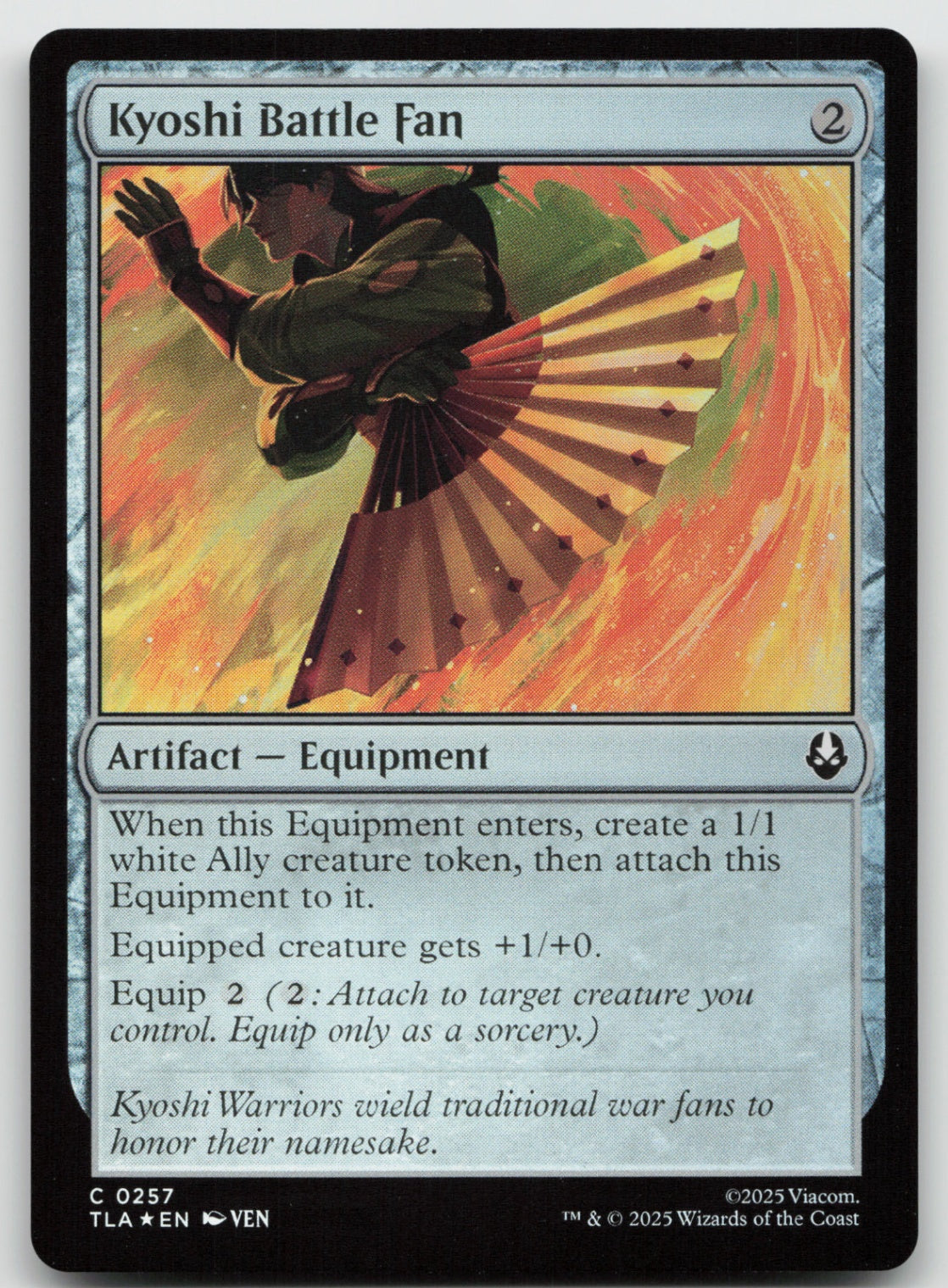 Kyoshi Battle Fan C Foil Avatar: The Last Airbender 257 NM