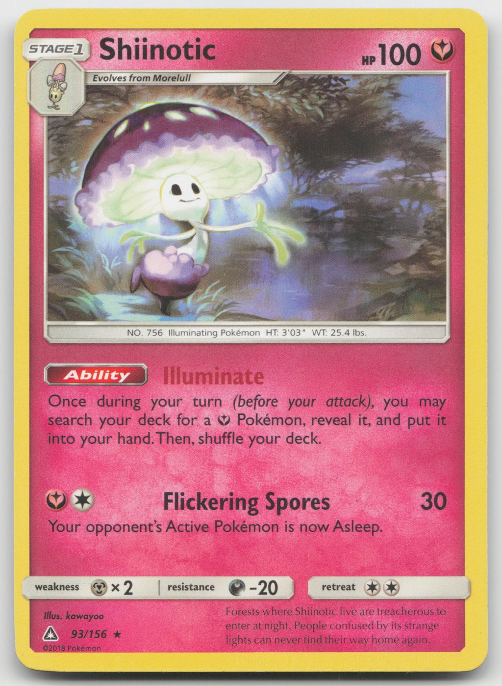 Shiinotic Rare SM - Ultra Prism 93/156 VLP