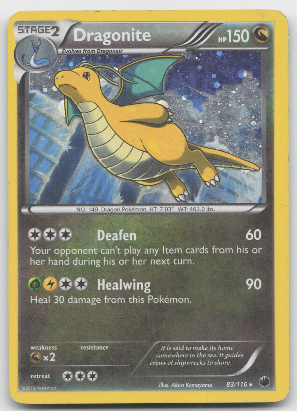 Dragonite - (Cosmos Holo) Promo Blister Exclusives Plasma Freeze 83/116 HP