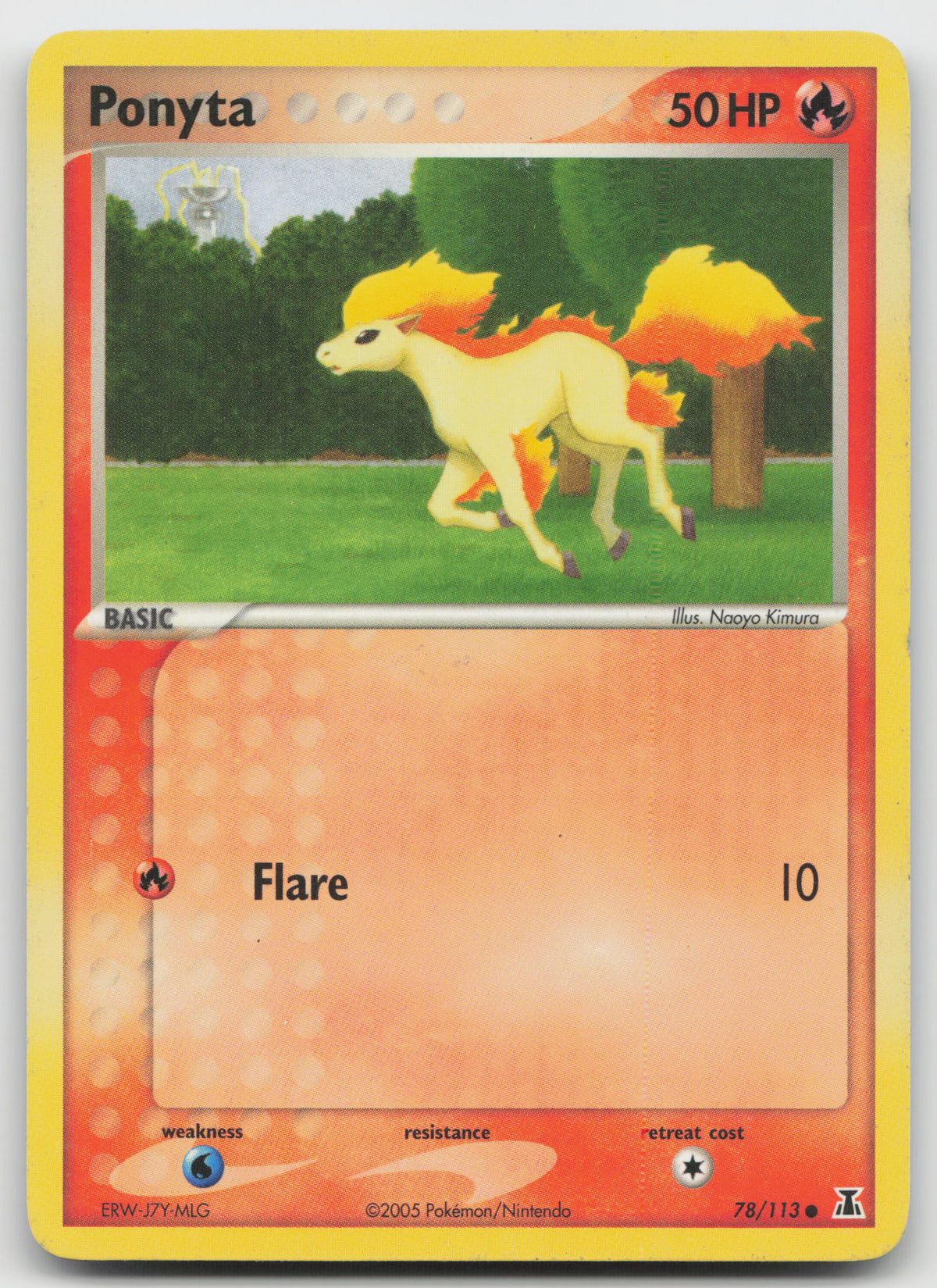 Ponyta Common Normal Delta Species 78/113 MP