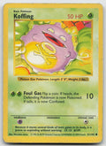 Koffing Common Normal Base Set (Shadowless) 51/102 HP
