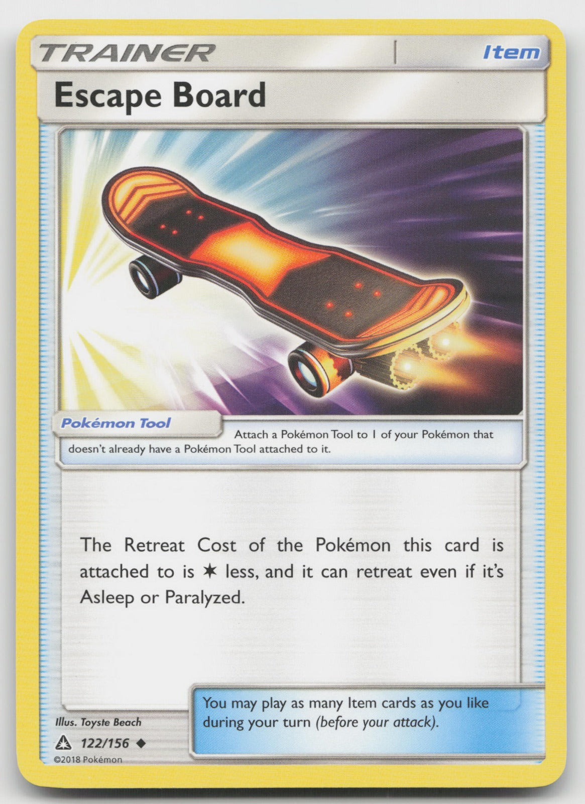 Escape Board Uncommon SM - Ultra Prism 122/156 NM