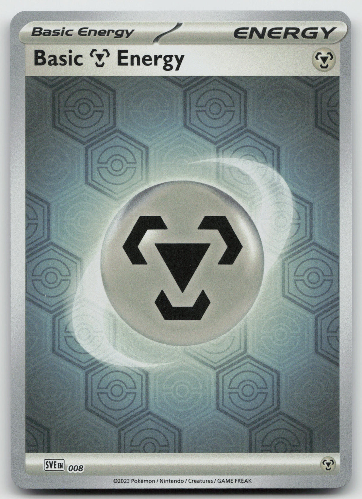 Basic Metal Energy (Reverse Holofoil) Common Reverse Holo SV Shrouded Fable 8 NM