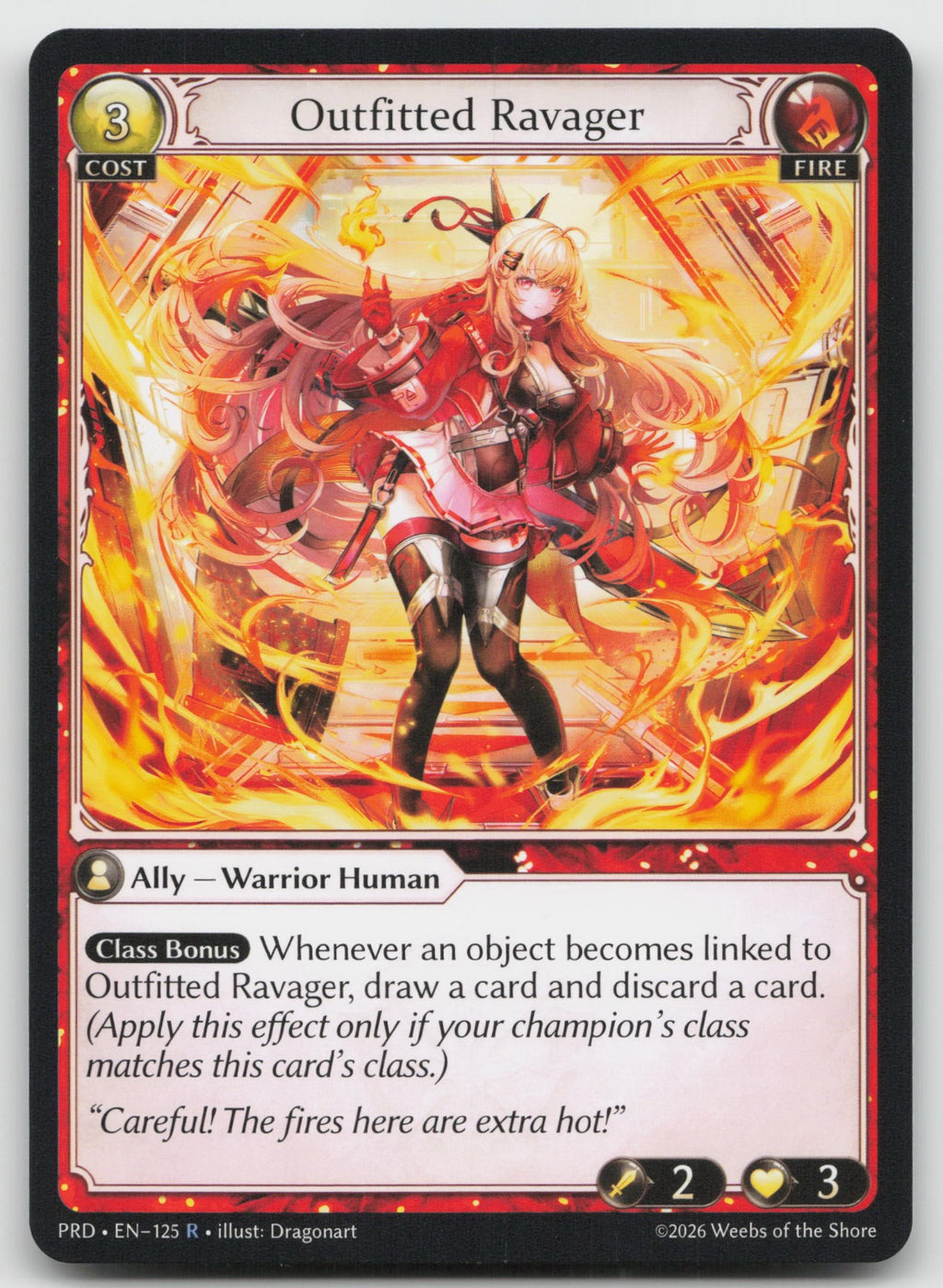 Outfitted Ravager Rare .asphodel/paradise 125 NM