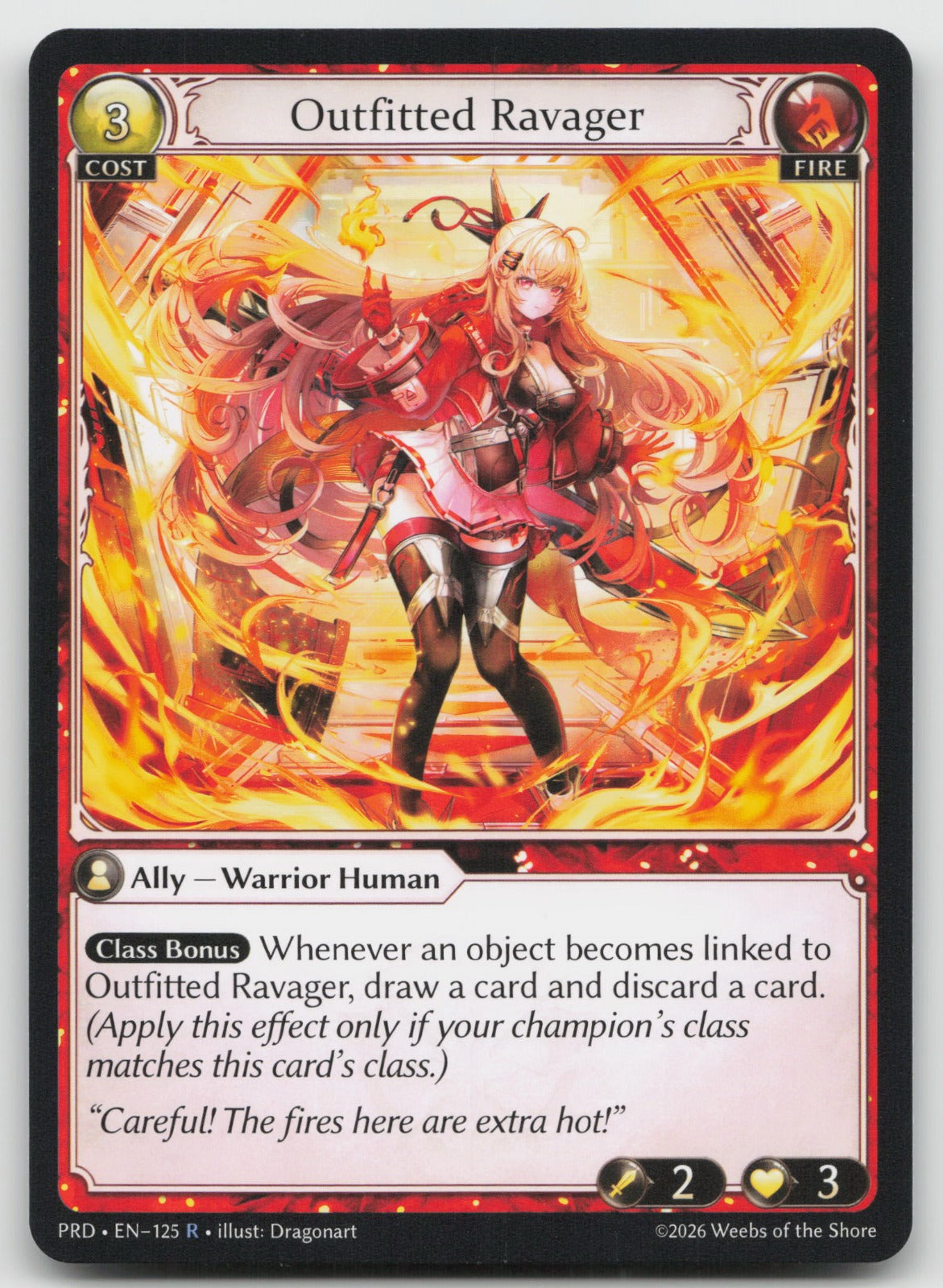 Outfitted Ravager Rare .asphodel/paradise 125 NM