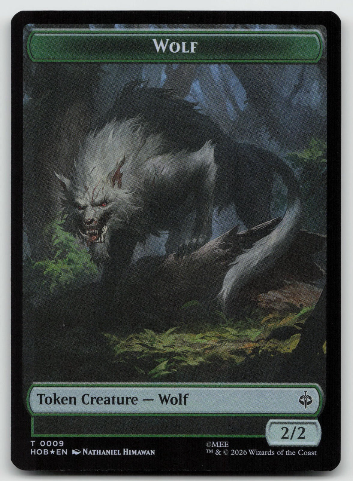 Goblin Army (0003) // Wolf Double-Sided Token Foil T The Hobbit 3 // 9 NM