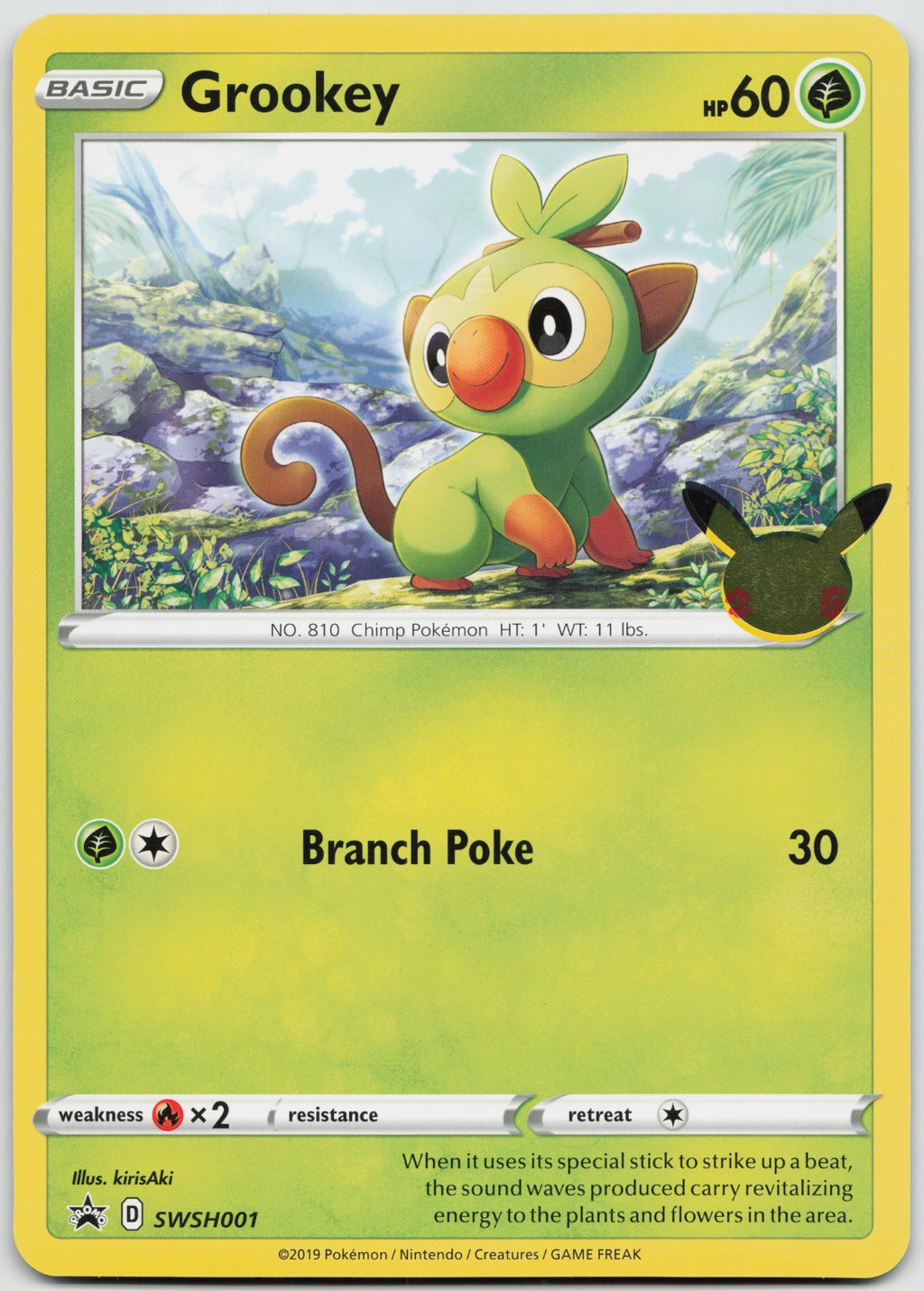 Grookey Promo First Partner Pack SWSH001 JUMBO LP