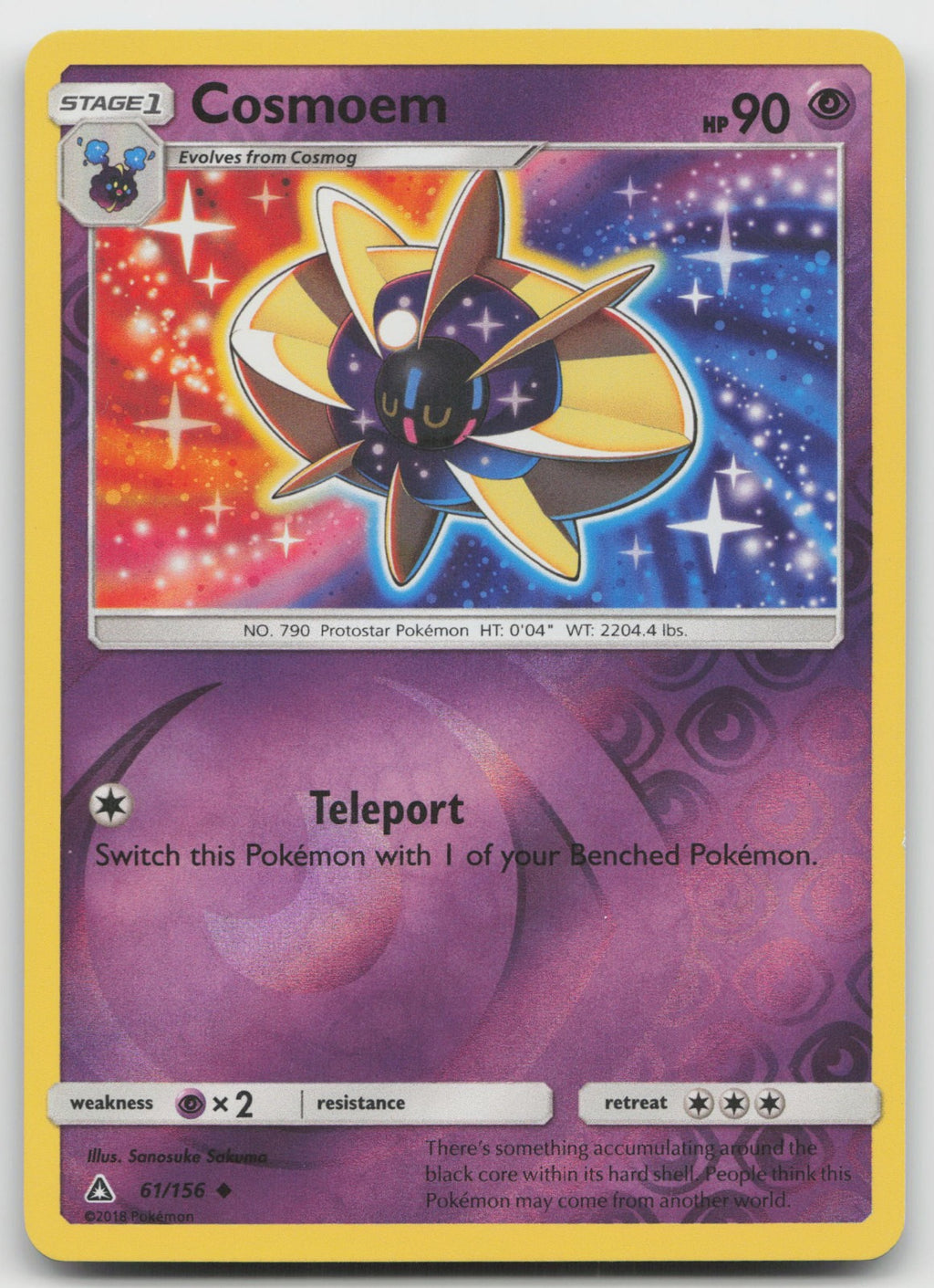 Cosmoem Reverse Holo Uncommon SM - Ultra Prism 61/156 VLP