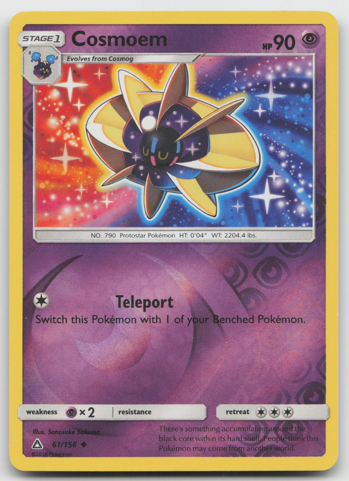 Cosmoem Reverse Holo Uncommon SM - Ultra Prism 61/156 VLP