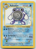 Poliwhirl Uncommon 1st Edition Base Set (Shadowless) 38/102 MP