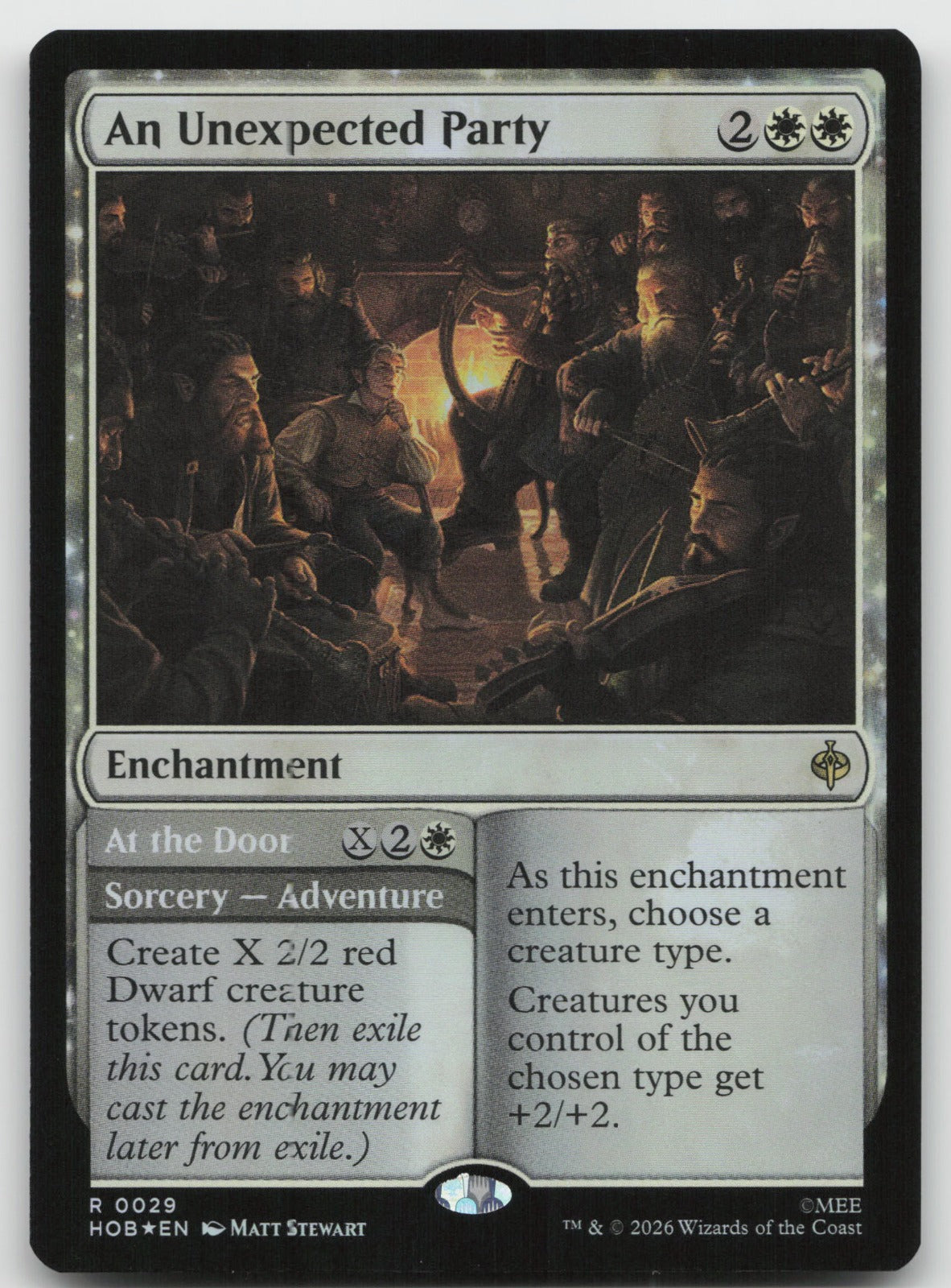 An Unexpected Party R Foil The Hobbit 29 NM