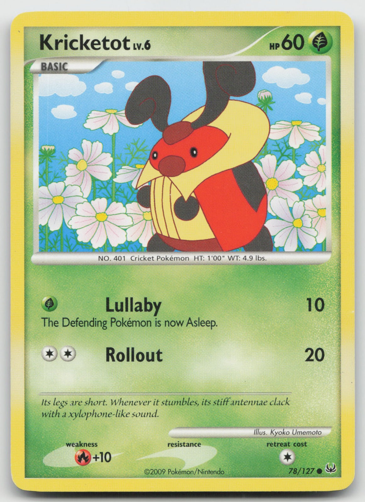 Kricketot Common Platinum 78/127 MP