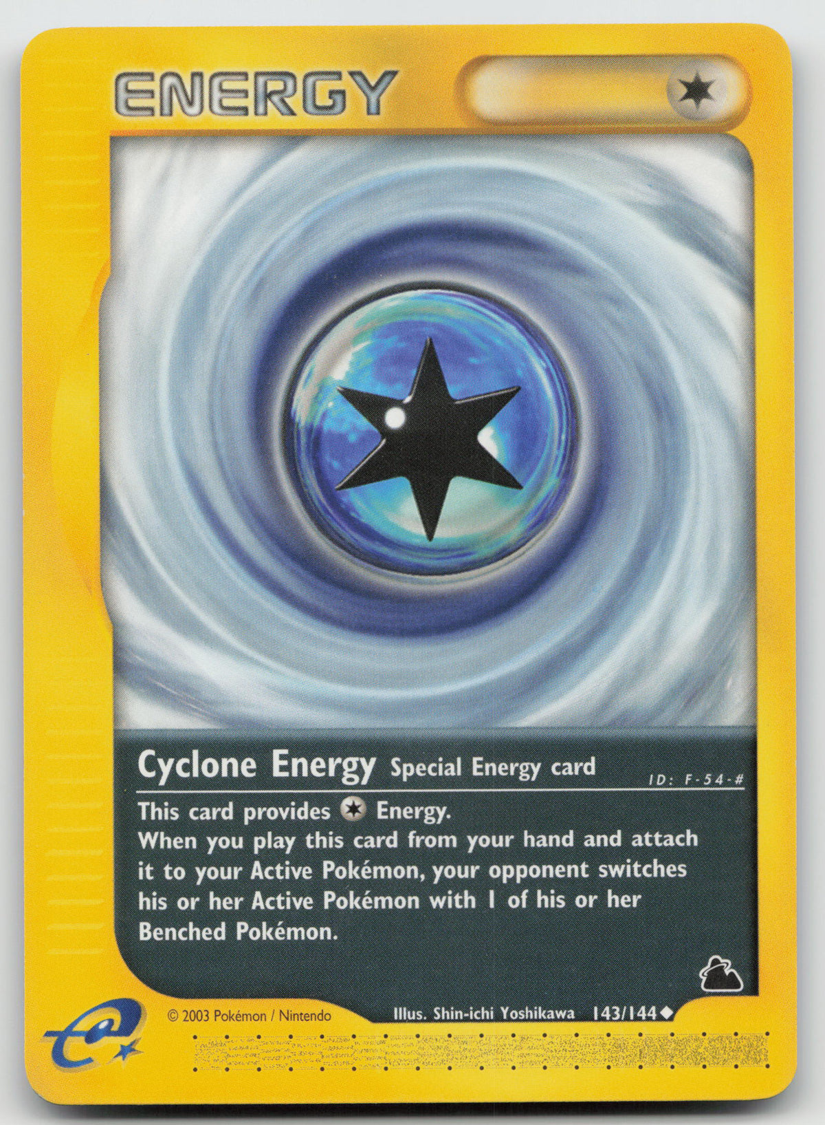 Cyclone Energy Uncommon Normal Skyridge 143/144 LP