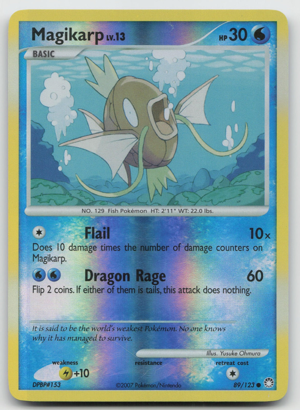 Magikarp Common Reverse Holo Mysterious Treasures 89/123 NM/VLP