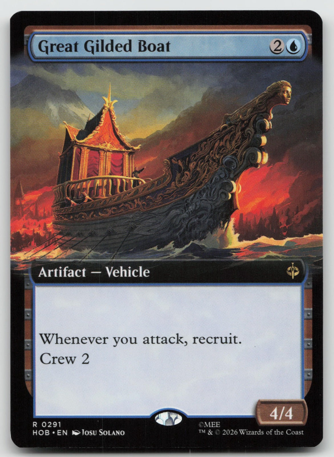Great Gilded Boat (Extended Art) R The Hobbit 291 NM