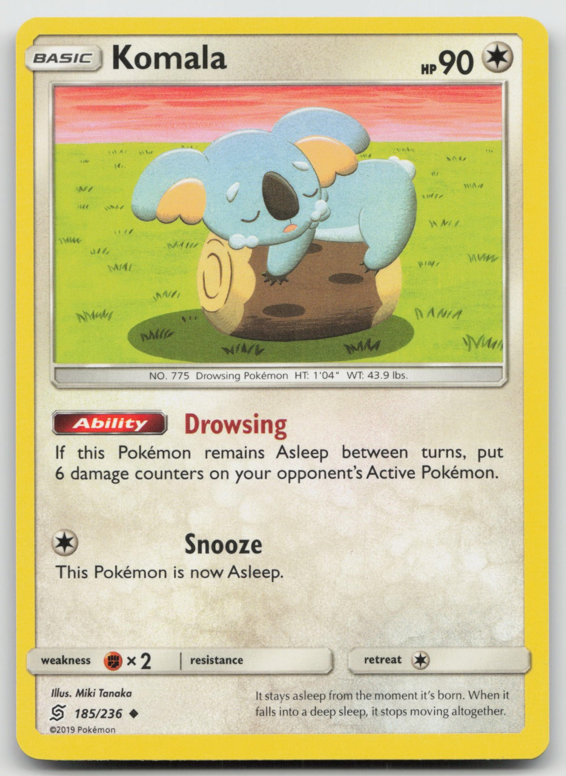 Komala Uncommon SM - Unified Minds 185/236 NM
