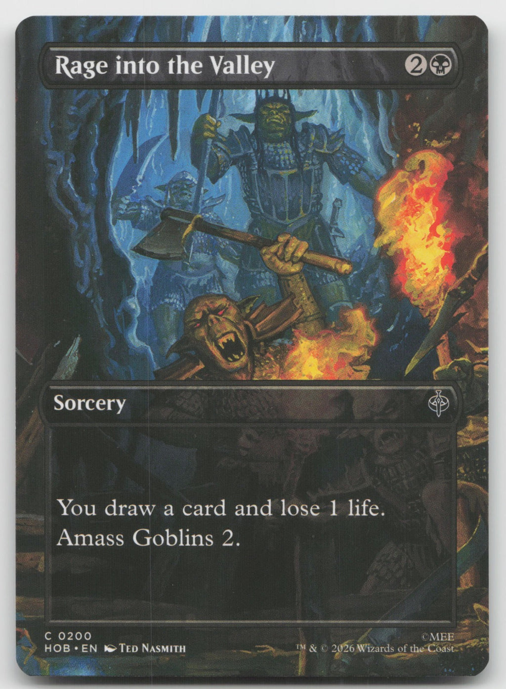 Rage into the Valley (Borderless) C The Hobbit 200 NM