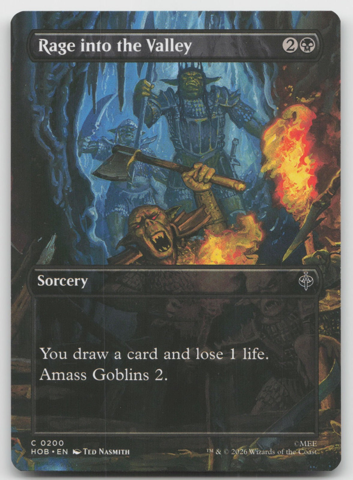 Rage into the Valley (Borderless) C The Hobbit 200 NM