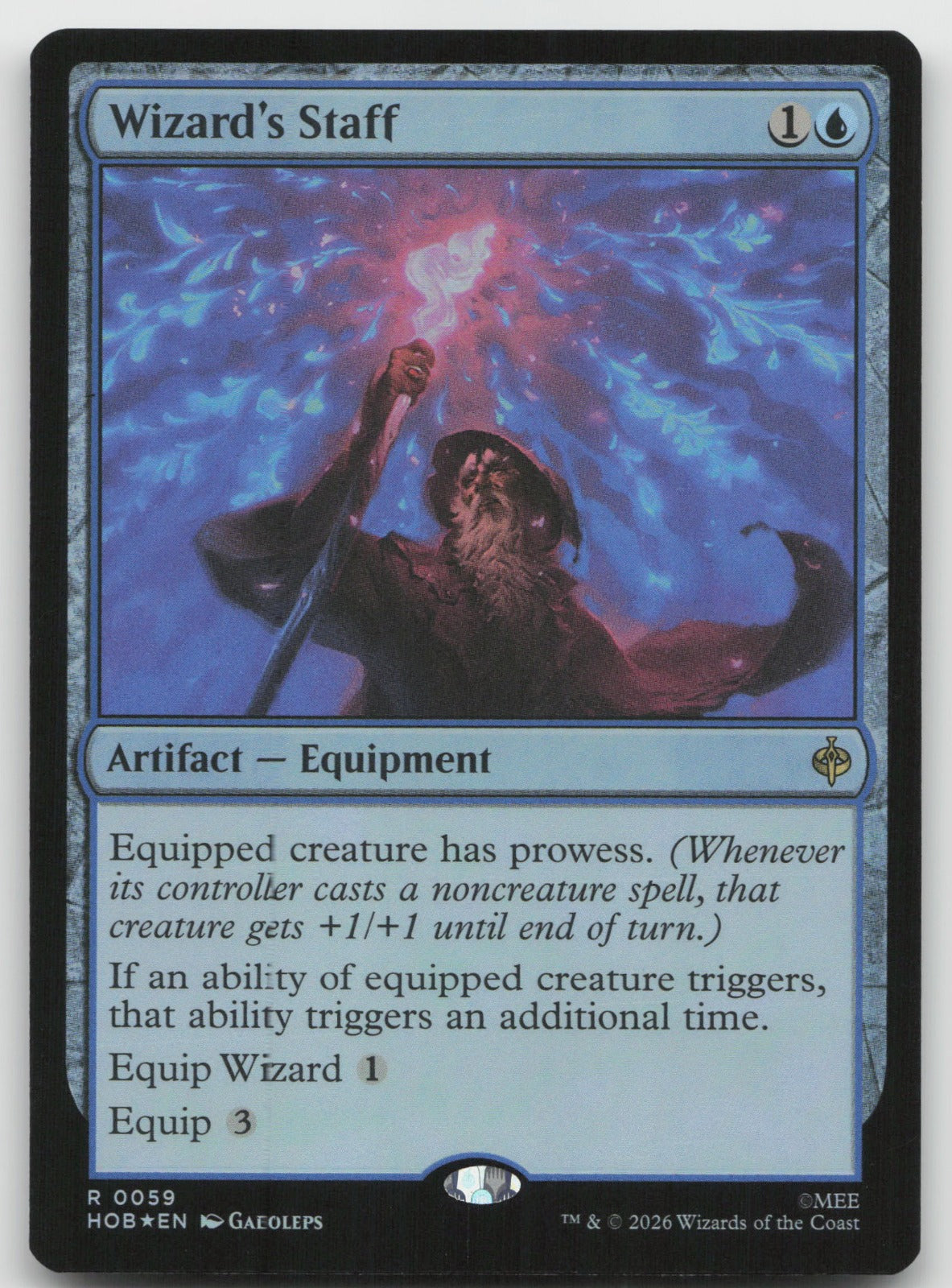 Wizard's Staff R Foil The Hobbit 59 NM