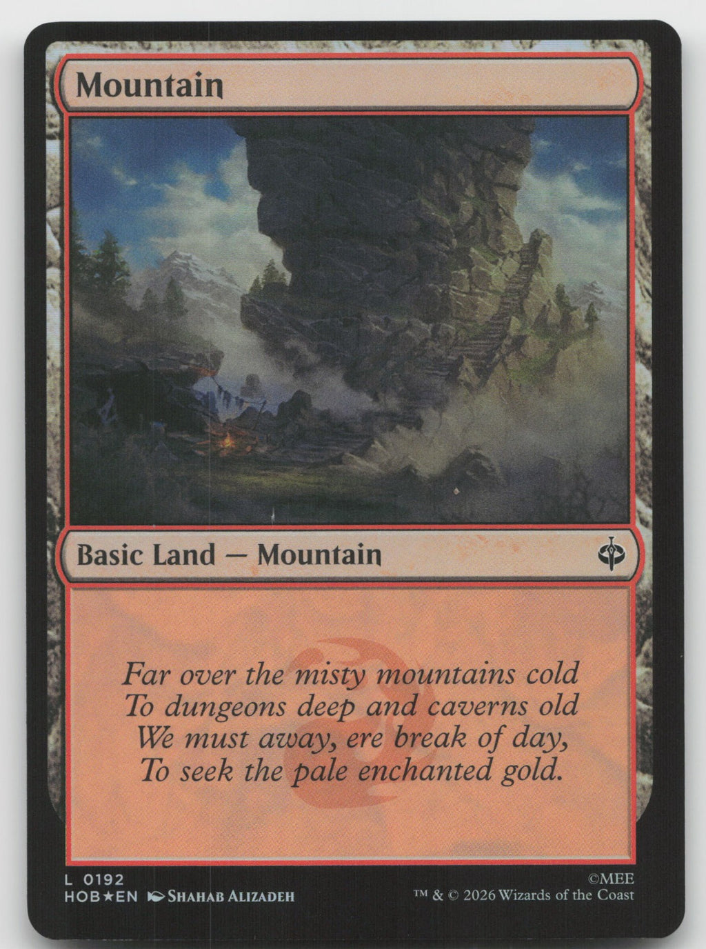 Mountain L Foil The Hobbit 192 NM