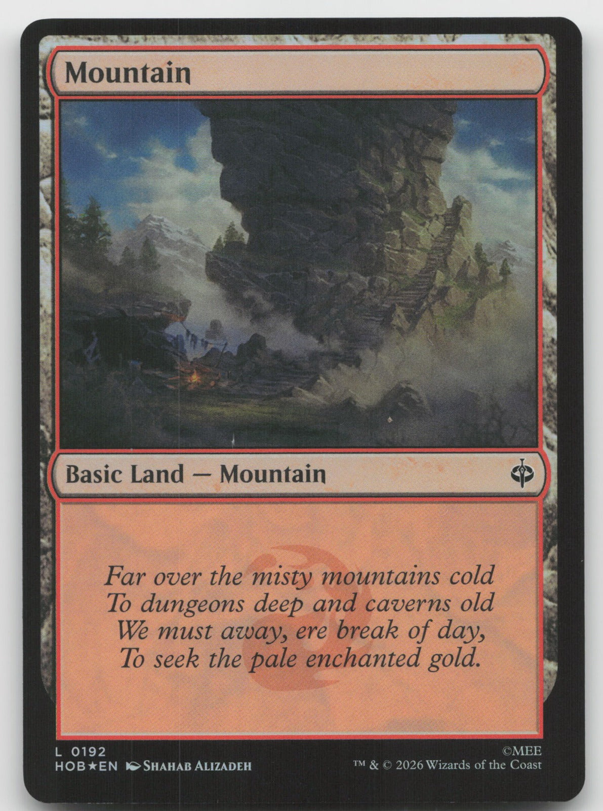 Mountain L Foil The Hobbit 192 NM
