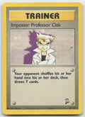 Imposter Professor Oak Rare Base Set 2 102/130 DMG