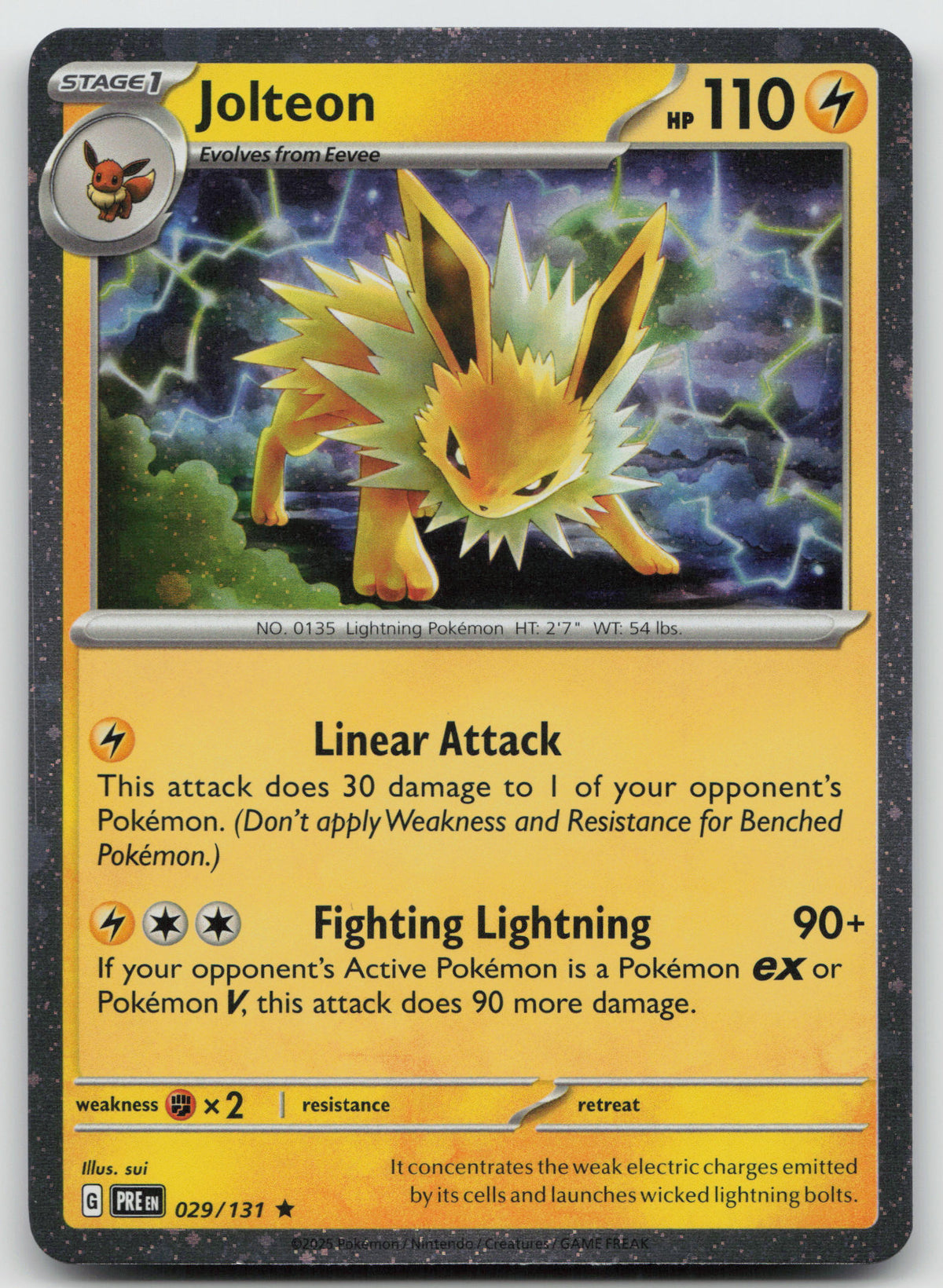 Jolteon - (Cosmos Holo) Rare Holo Promo Prismatic Evolutions 029/131 NM