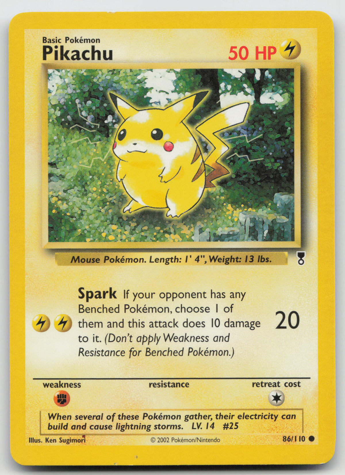 Pikachu Common Normal Legendary Collection 86/110 LP