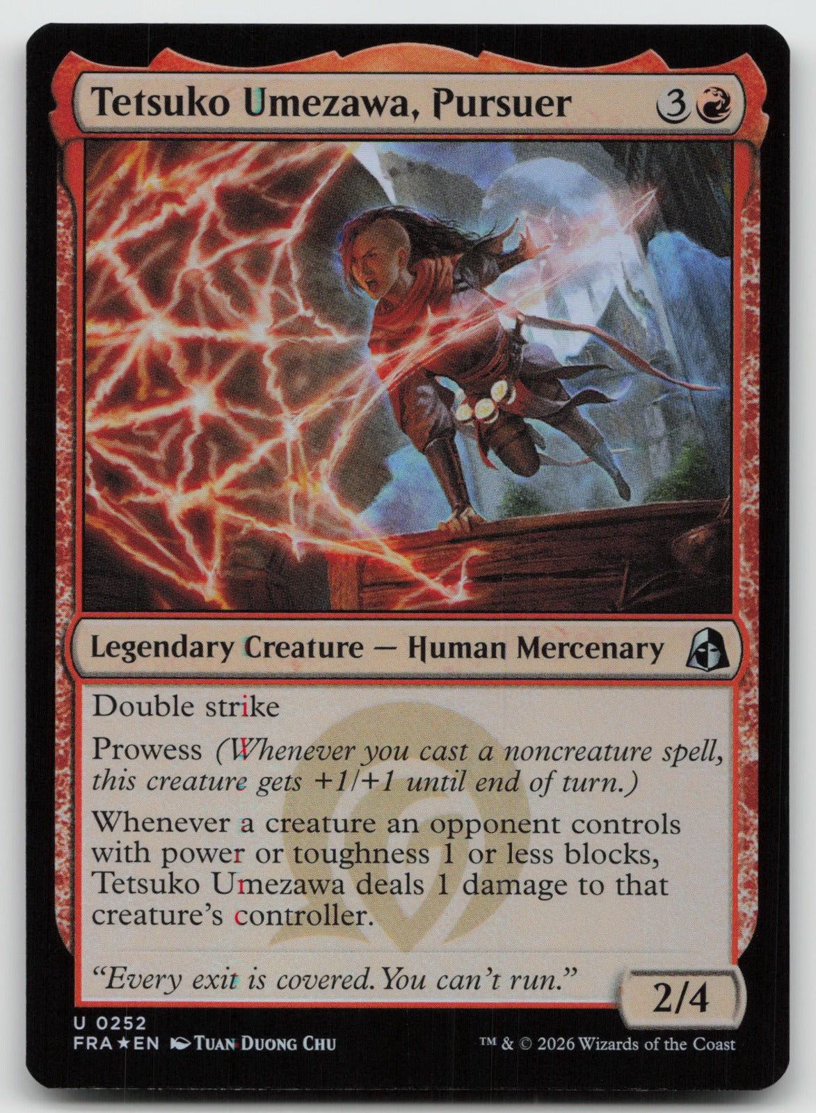 Tetsuko Umezawa, Pursuer U Foil Reality Fracture 252 NM