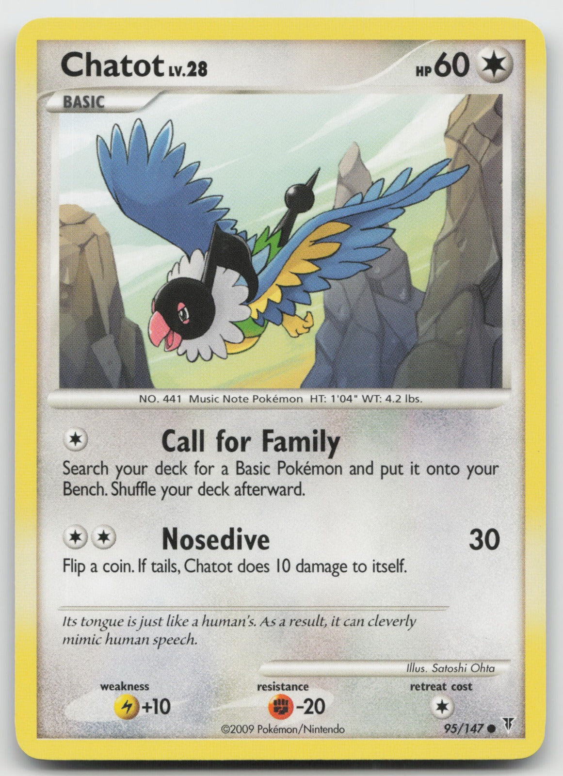 Chatot Common Supreme Victors 95/147 LP