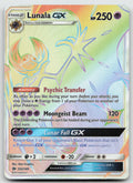 Lunala GX (Secret) Holo Rainbow Rare SM Base Set 153/149 NM