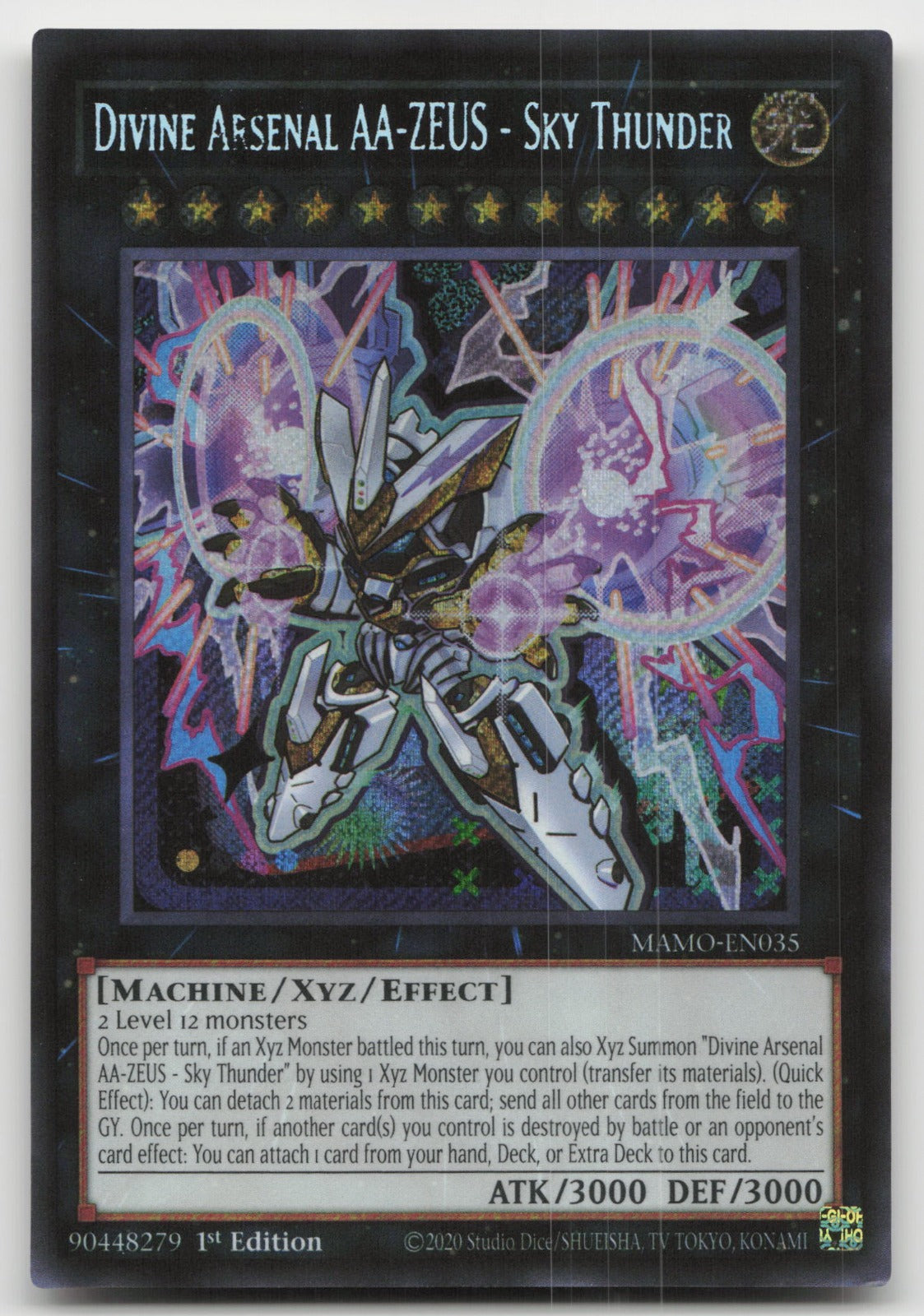 Divine Arsenal AA-ZEUS Sky (Secret Rare) 1st Magnificent Monsters MAMO-EN035 NM