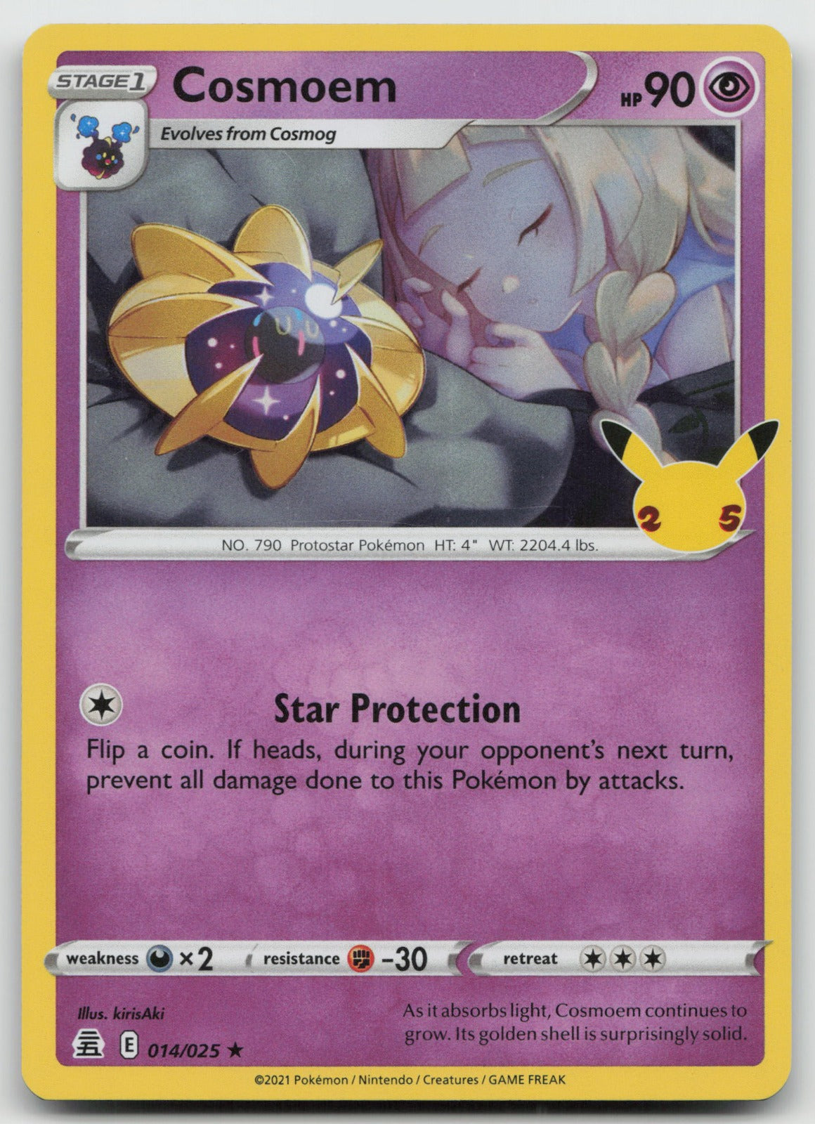 Cosmoem Holo Rare Celebrations 014/025 NM