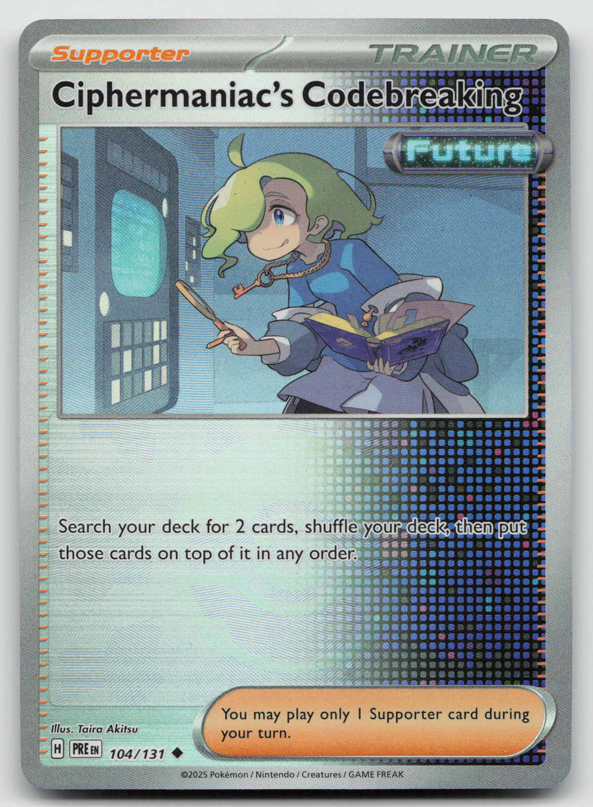 Ciphermaniac's Codebreaking (Poke Ball Pattern) Holo SV: Prismatic 104/131