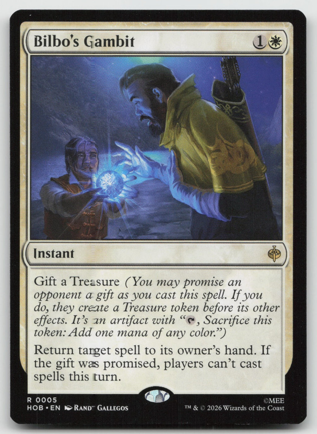 Bilbo's Gambit R The Hobbit 5 NM