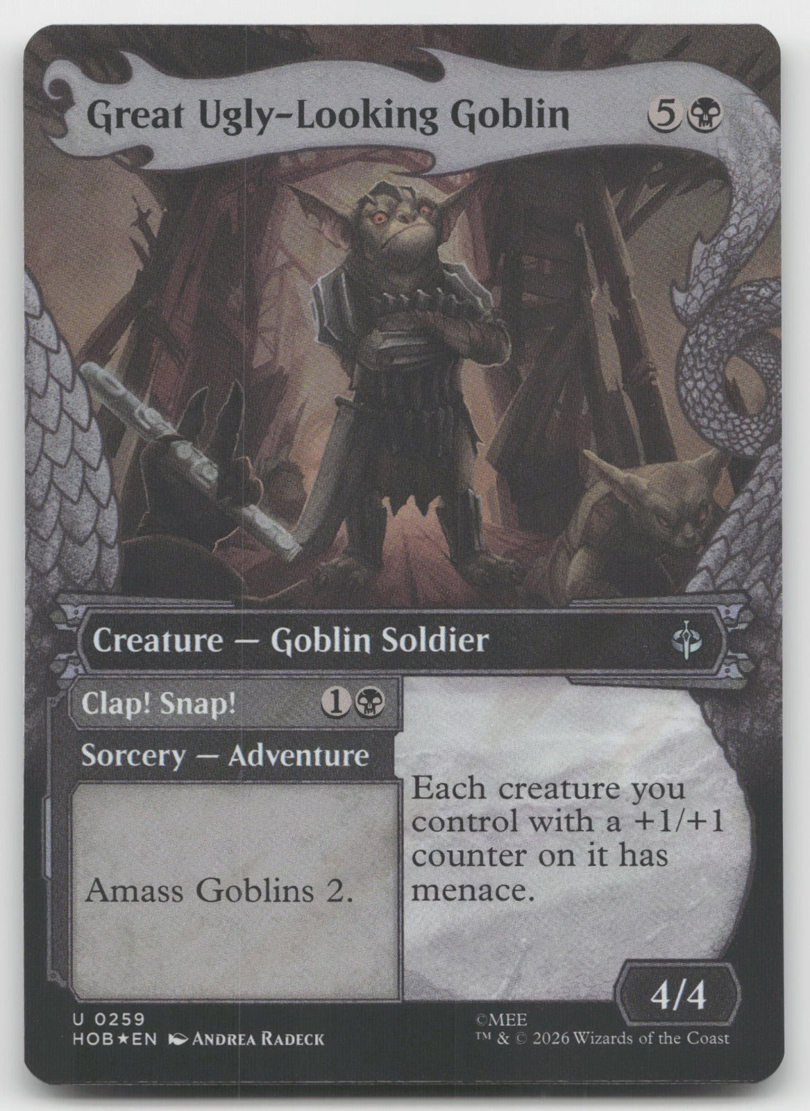 Great Ugly-Looking Goblin (Showcase) (Surge Foil) U Foil The Hobbit 259 NM