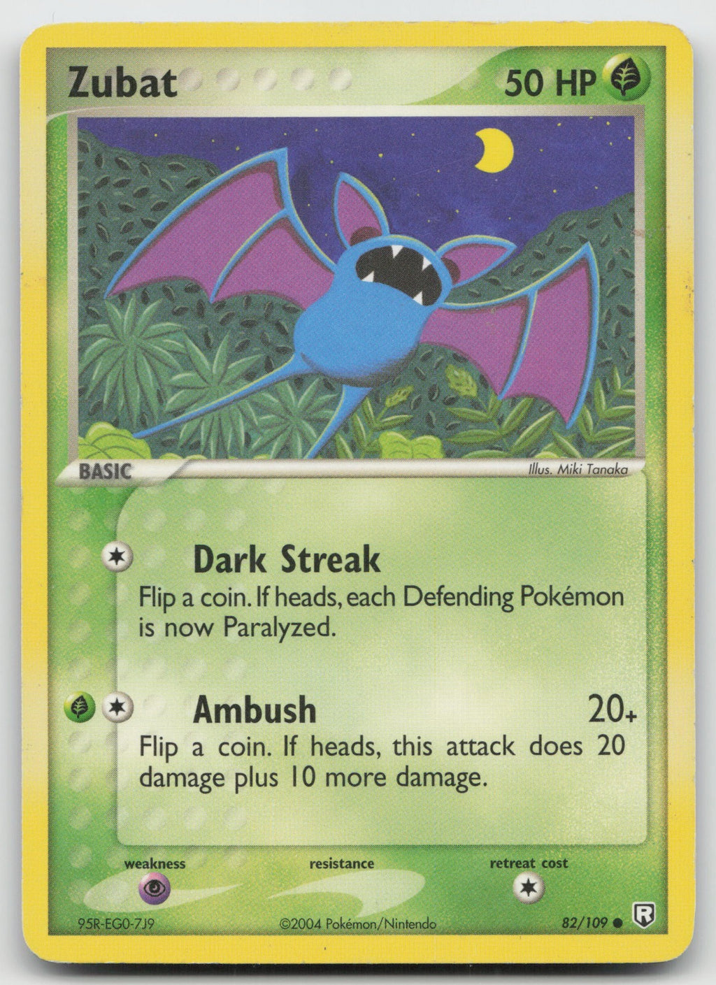 Zubat Common Team Rocket Returns 82/109 HP
