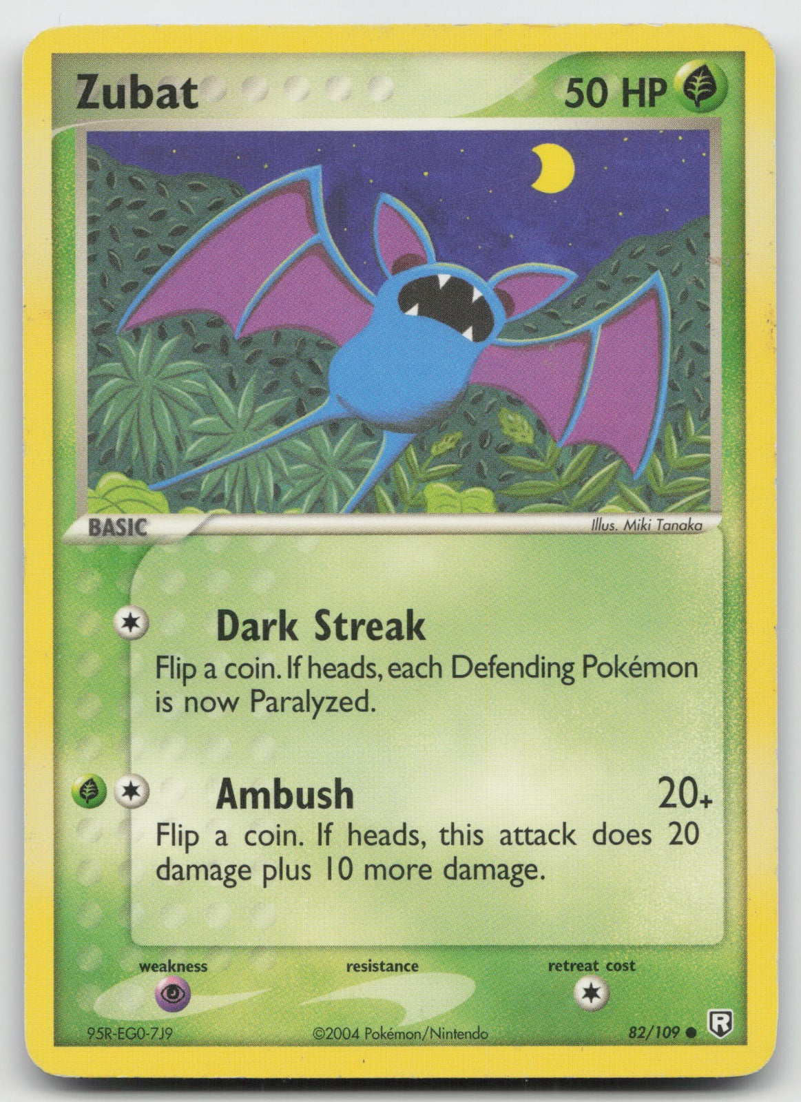 Zubat Common Team Rocket Returns 82/109 HP