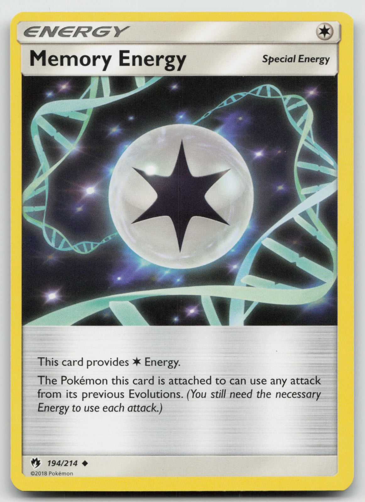 Memory Energy Uncommon SM - Lost Thunder 194/214 NM