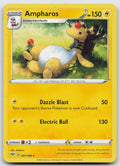 Ampharos Rare SWSH03: Darkness Ablaze 057/189 NM INK SPOT ERROR