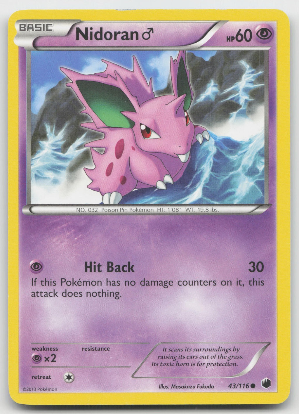 Nidoran M Common Plasma Freeze 43/116 LP