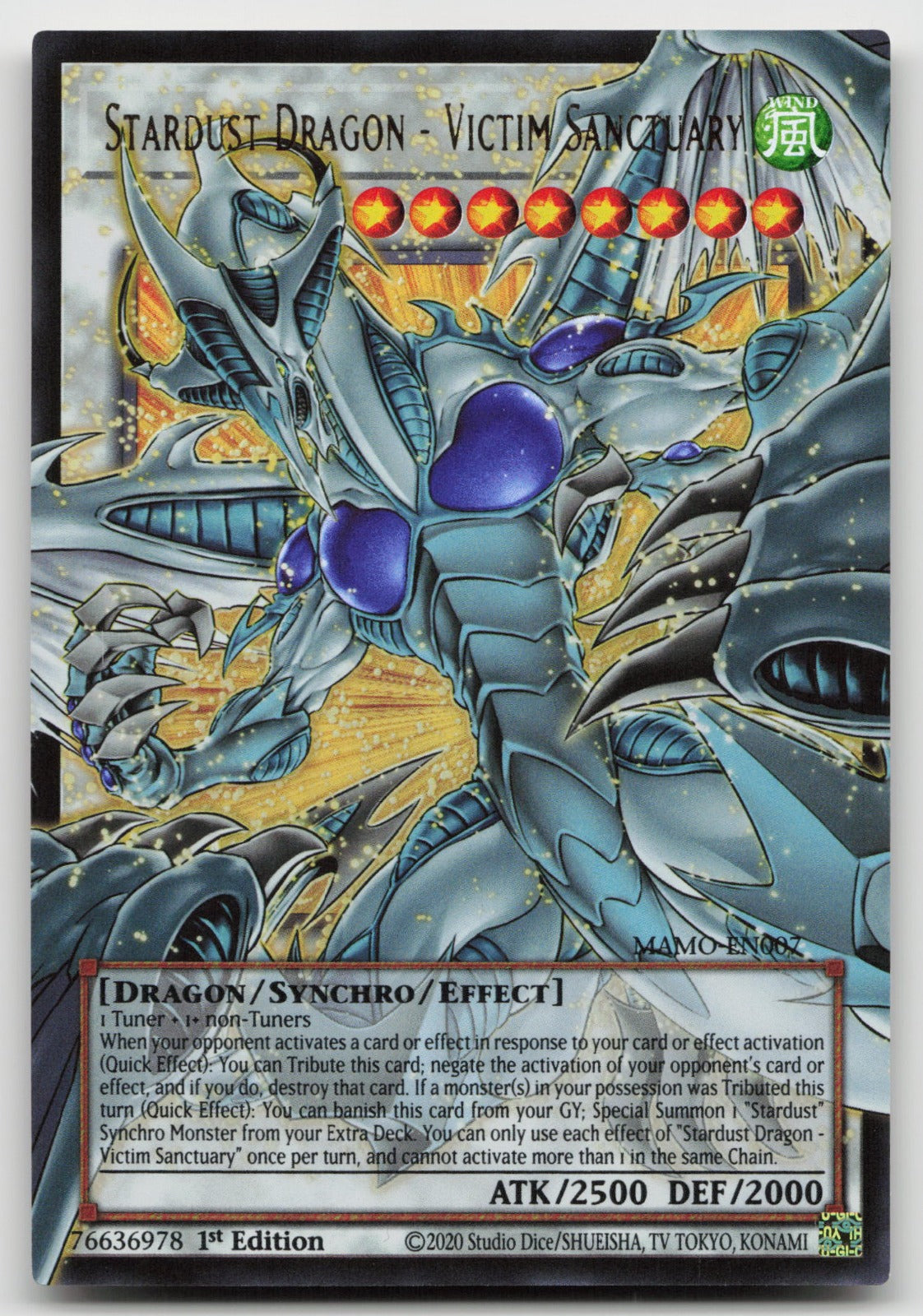 Stardust Dragon Victim Sanctuary Extended Art Magnificent Monsters MAMO-EN007 NM