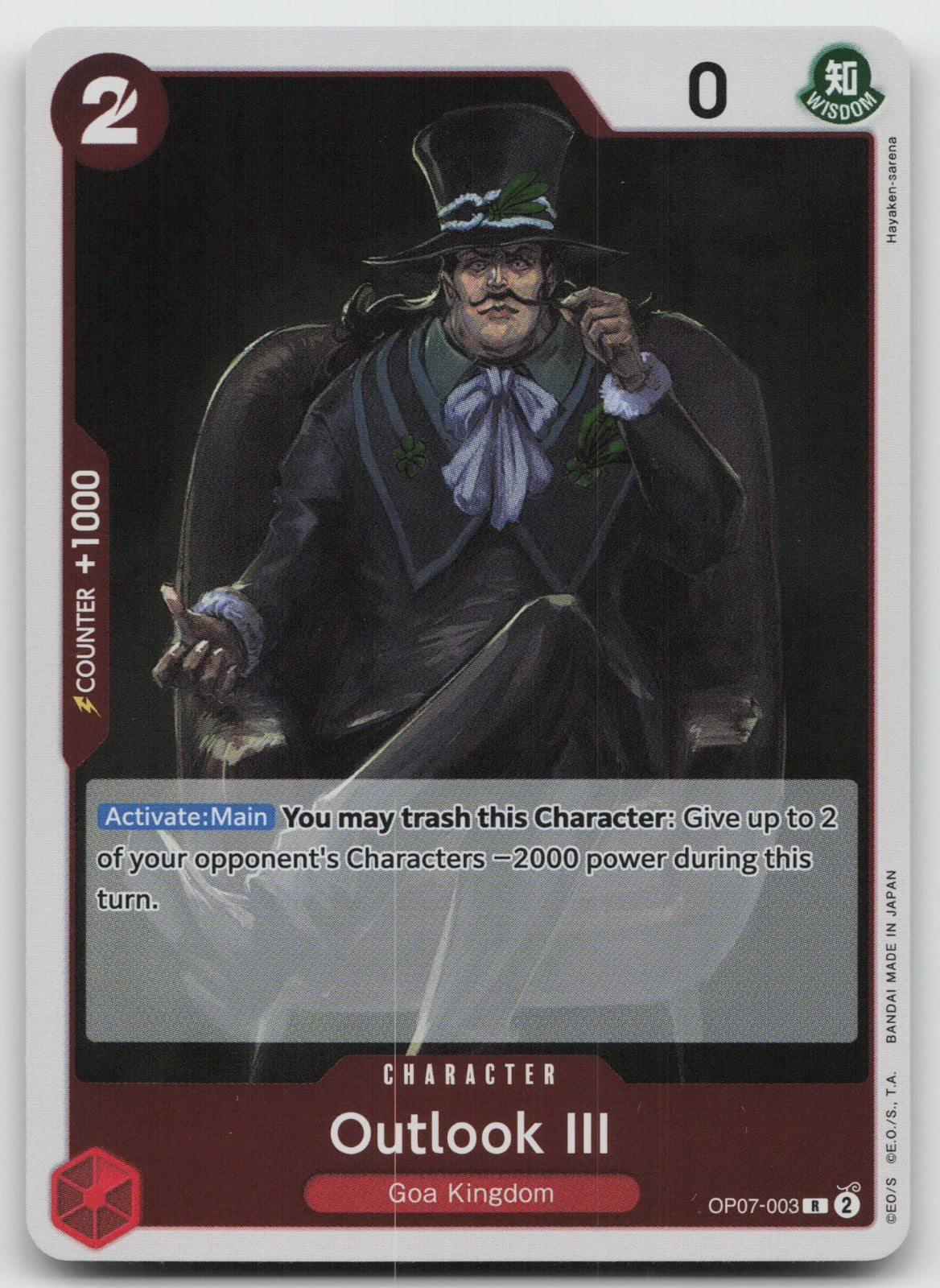 Outlook III R Foil 500 Years in the Future OP07-003 NM