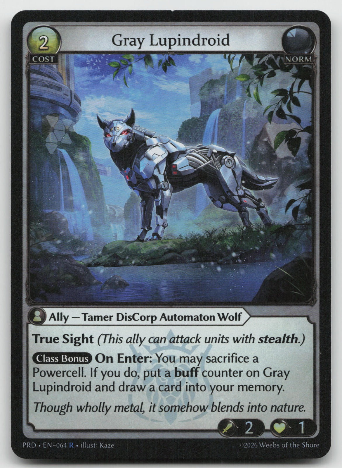 Gray Lupindroid Foil Rare .asphodel/paradise 064 NM