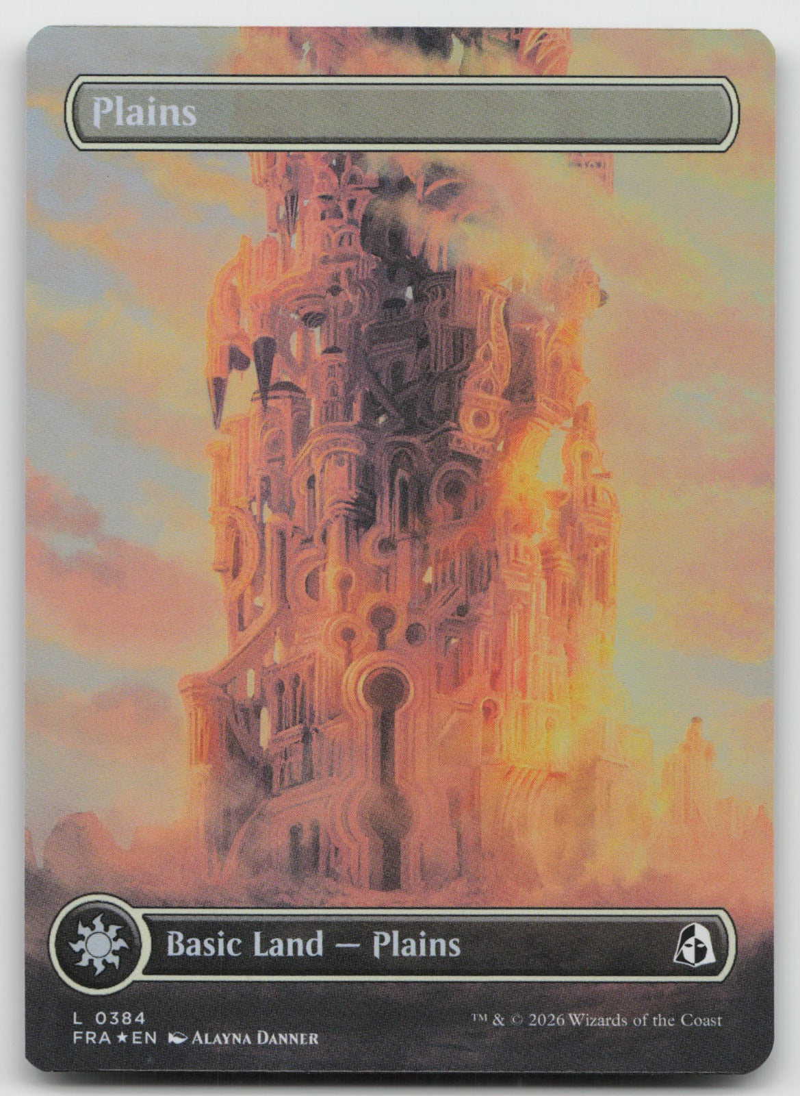 Plains (Borderless) L Foil Reality Fracture 384 NM