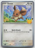 Eevee Holo Common ME: 30th Celebration 117/128 NM
