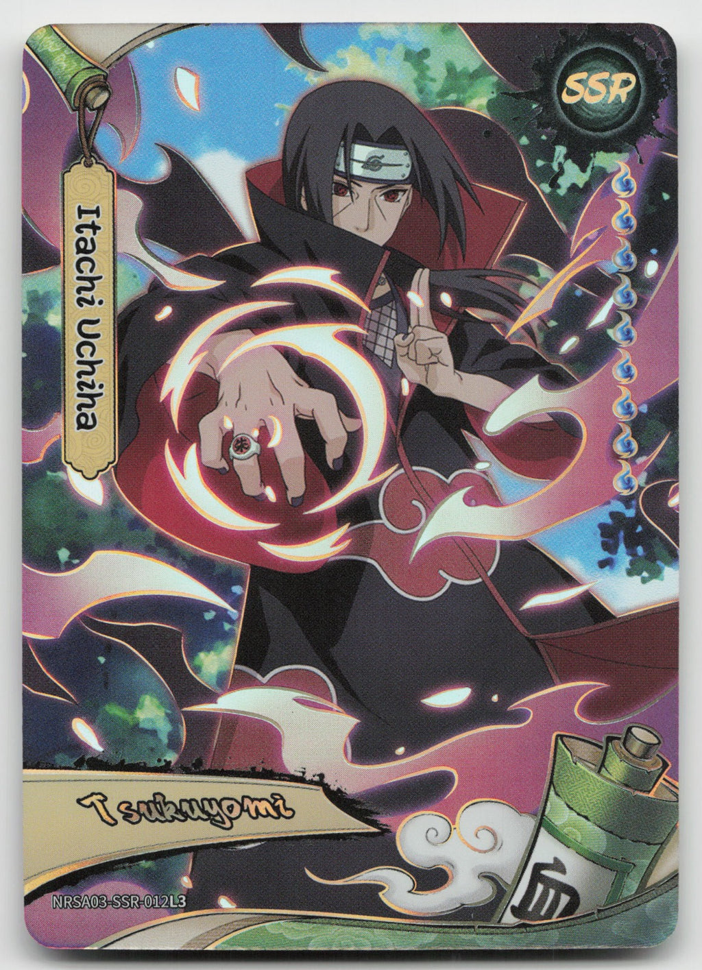Itachi Uchiha SSR Chapter Jin Series 3 012L3 NM