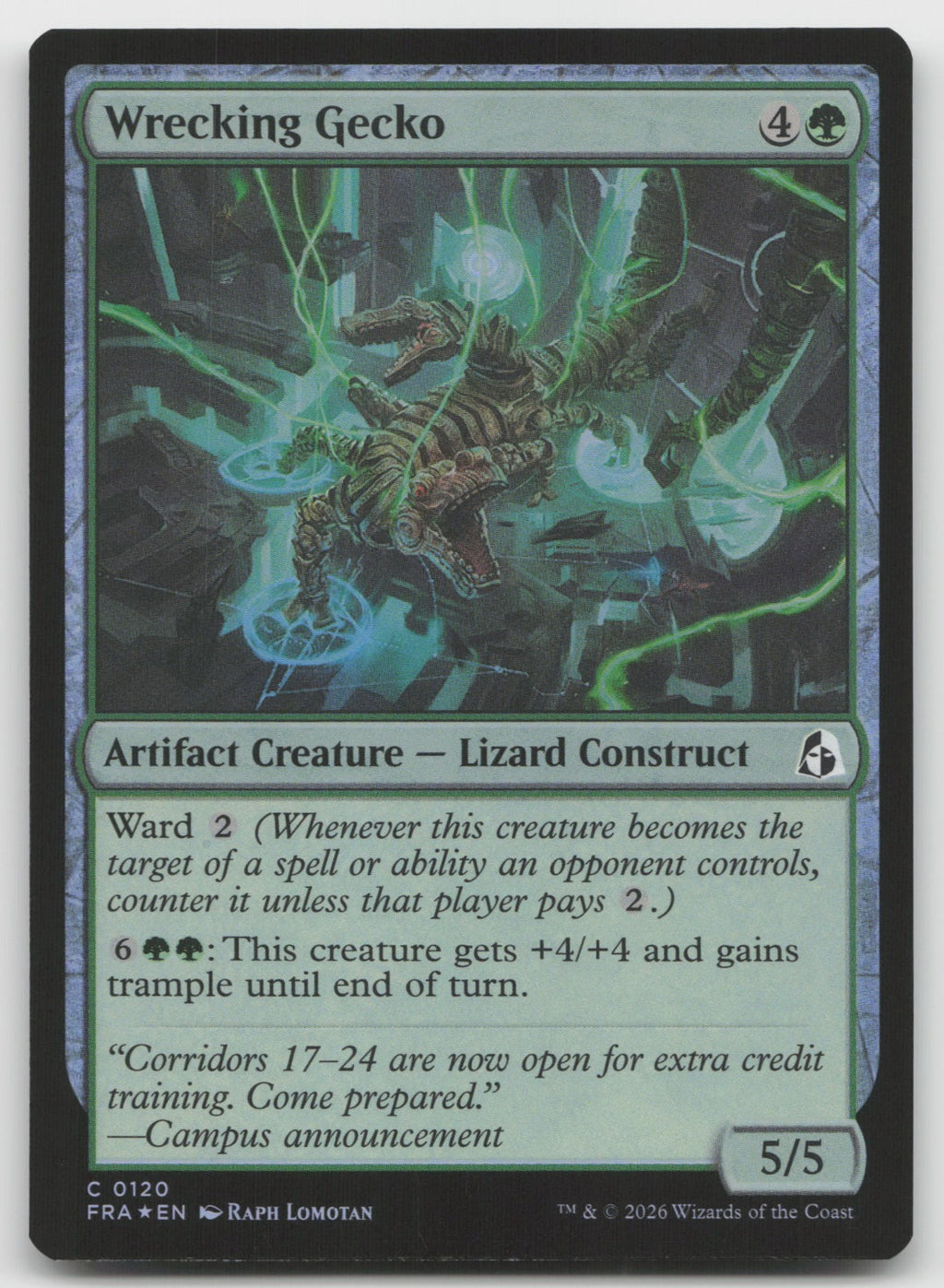 Wrecking Gecko C Foil Reality Fracture 120 NM
