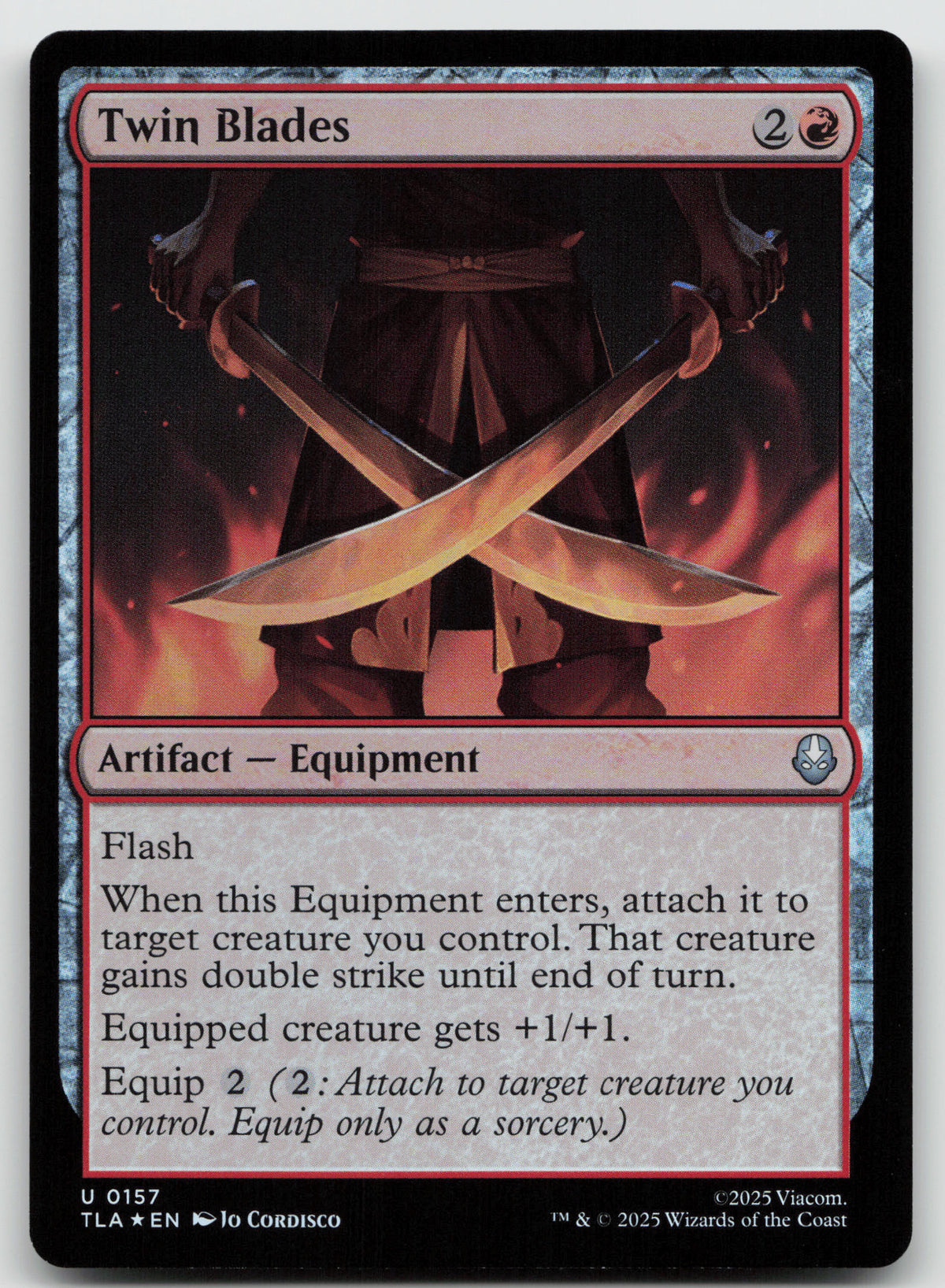 Twin Blades U Foil Avatar: The Last Airbender 157 NM