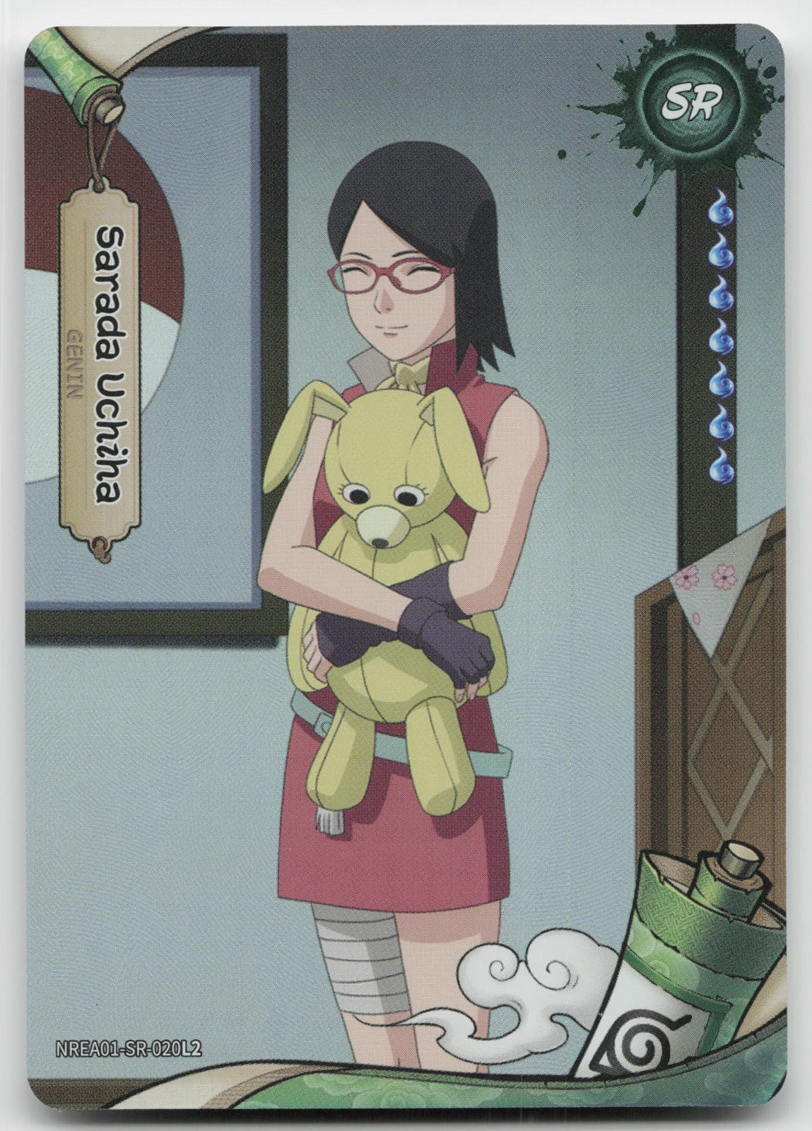 Sarada Uchiha Base SR Earth Scroll Series 1 020L2 NM